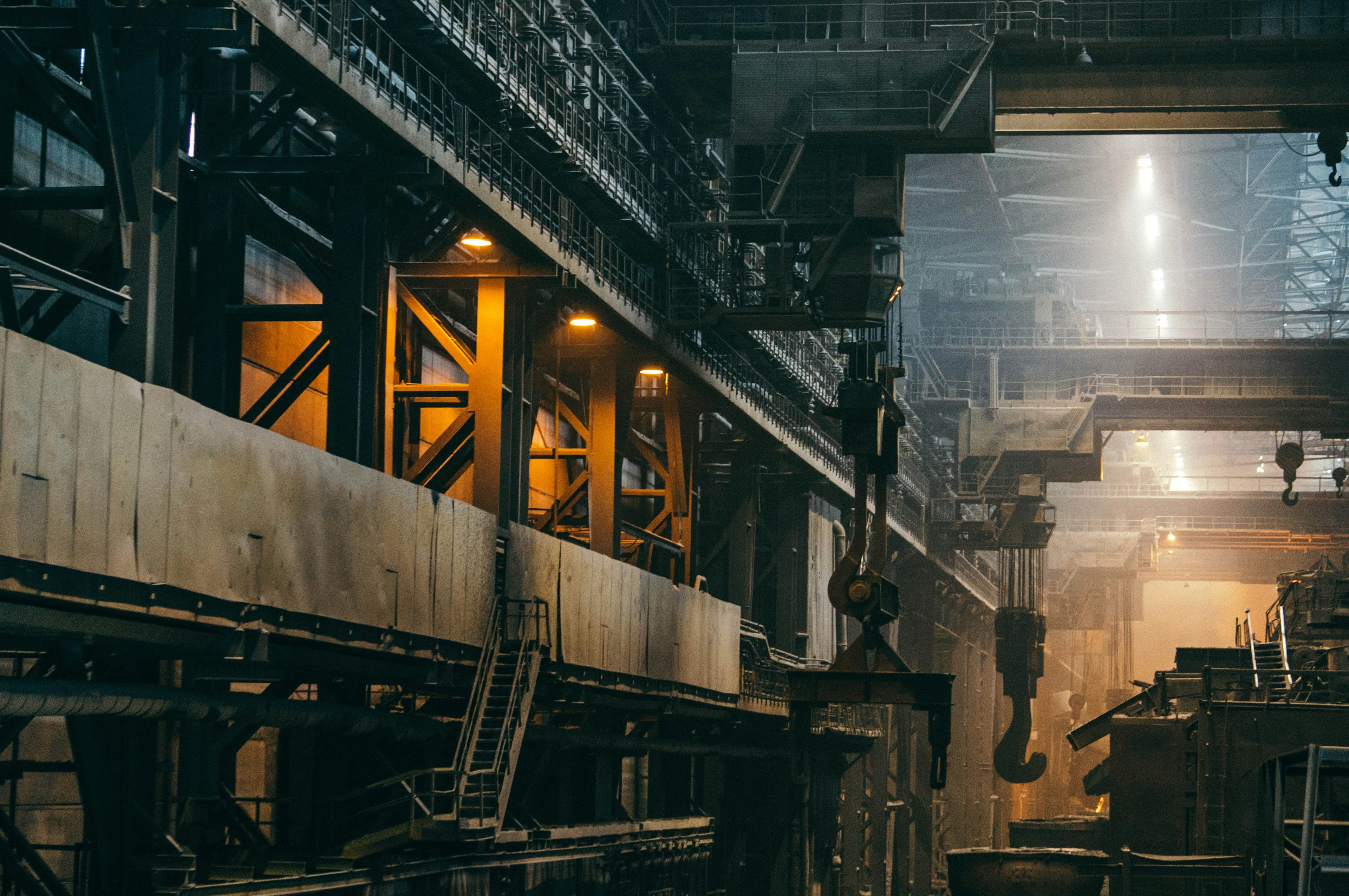 Steel manufacturing plant